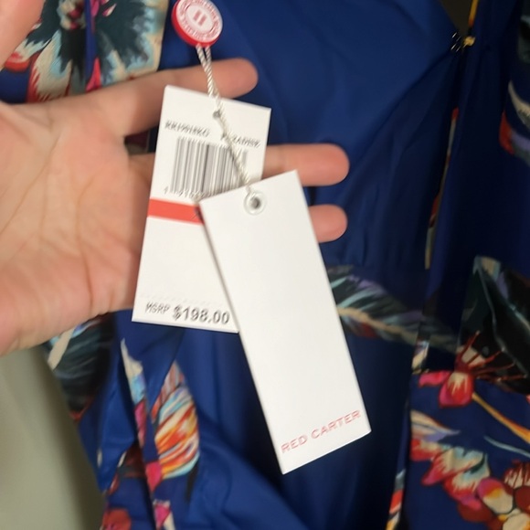 🛑 1 hour sale. Red Carter, Vivian tropical, Anthropologie - Picture 3 of 7